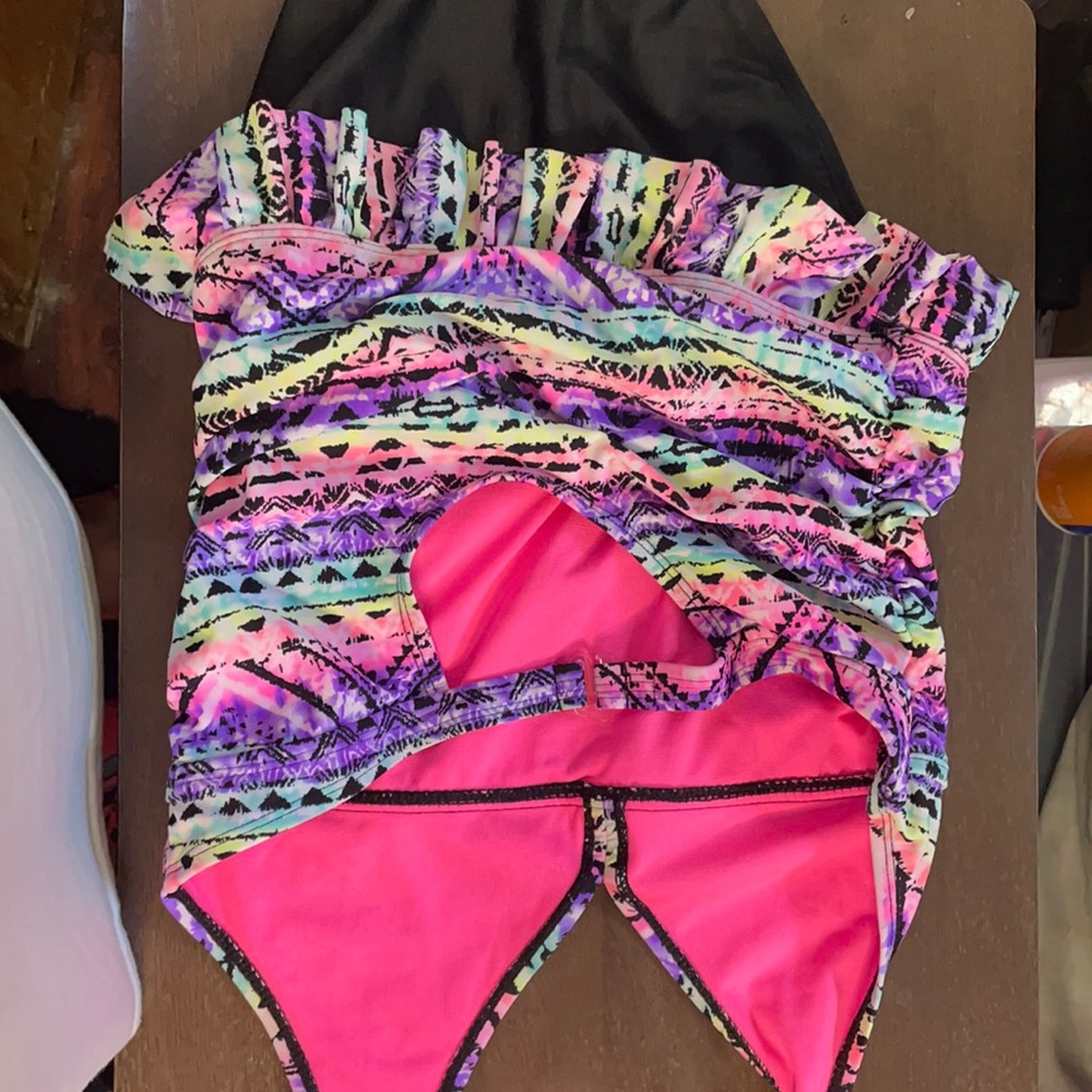 Colorful one piece Swim suit